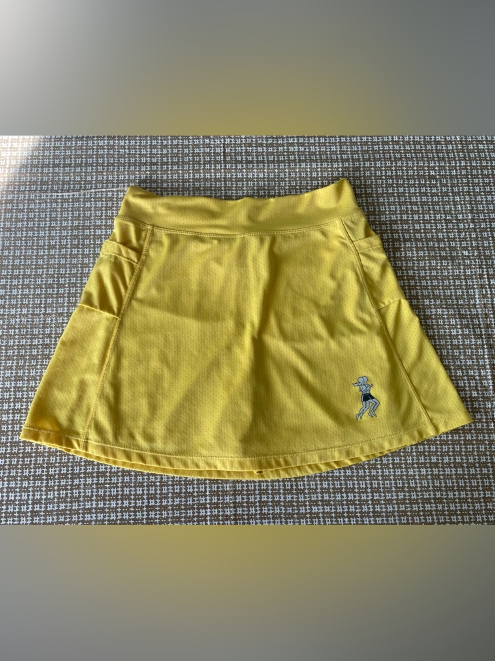Runningskirts.com Running Skort Yellow (Gold Maize) Size 2 Good Condition